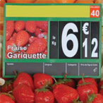 Fruit en groenten labelhouders